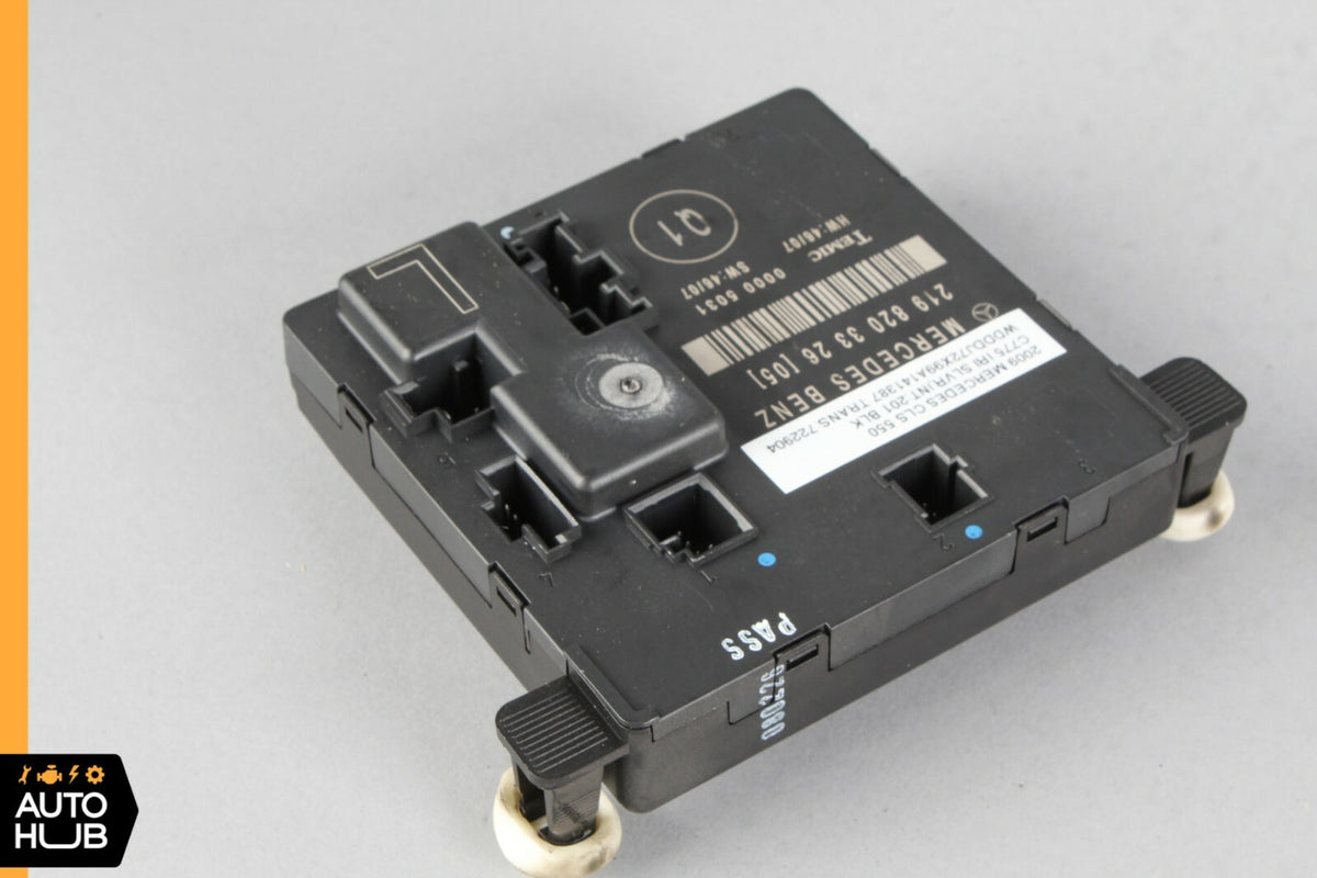06-11 Mercedes W219 CLS500 CLS550 Door Control Module Rear Left 2198203326 OEM - photo 4