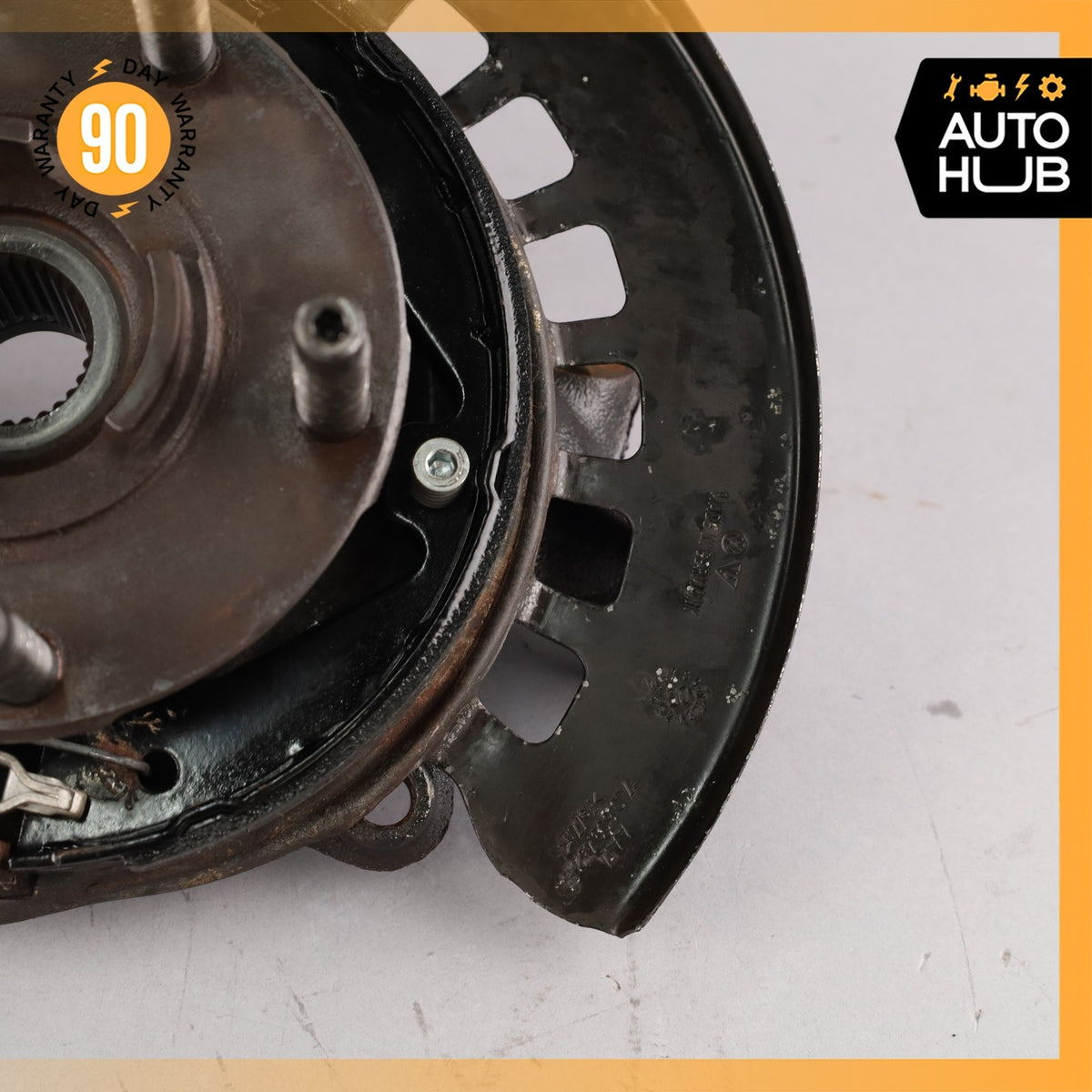 Porsche Cayenne 955 Rear Right Side Spindle Knuckle Hub w/ Shield OEM - photo 6