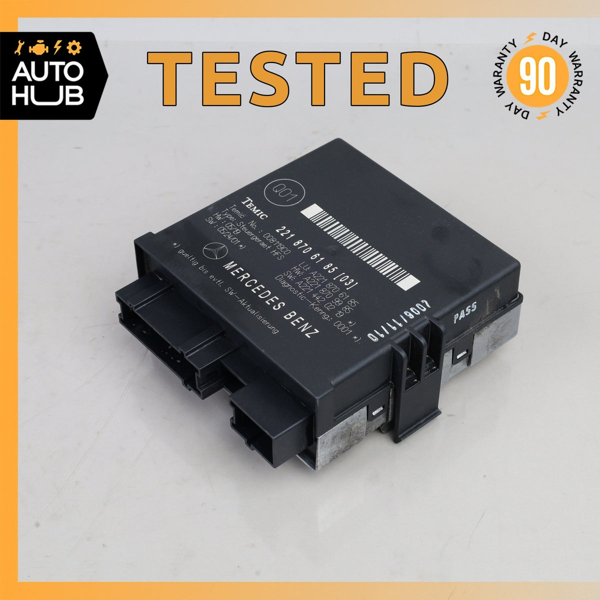 07-09 Mercedes W221 S600 CL550 Trunk Release Remote Open Close Module Unit OEM - photo 1