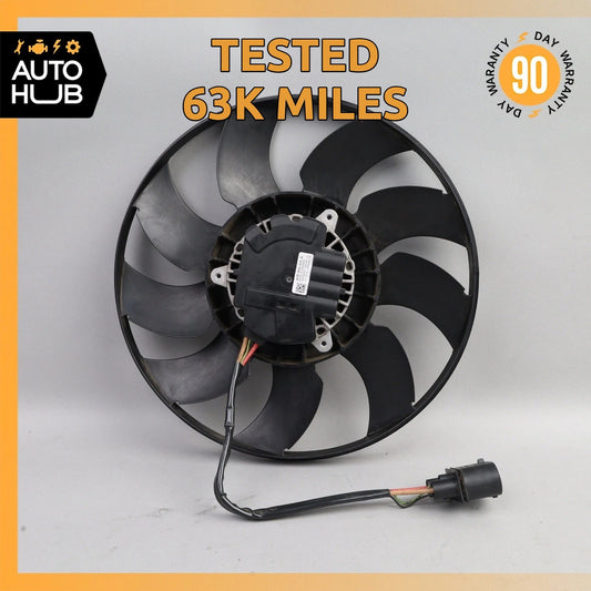 15-25 Porsche Macan 95B S GTS Turbo Radiator Cooling Fan Motor w/ Blade  OEM 63k - photo 1