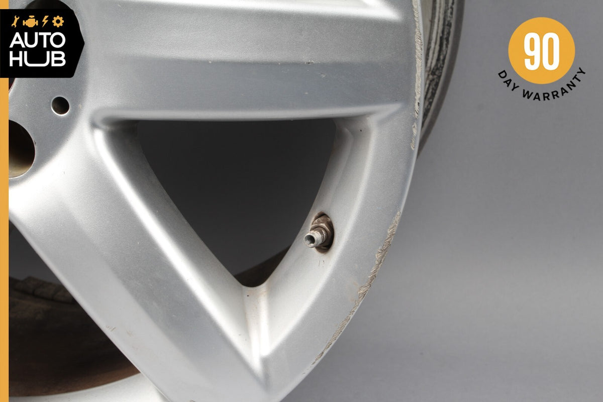 Mercedes R230 SL500 SL600 8.5 X R17 17" Wheel Rim Silver 2304010902 OEM - photo 9