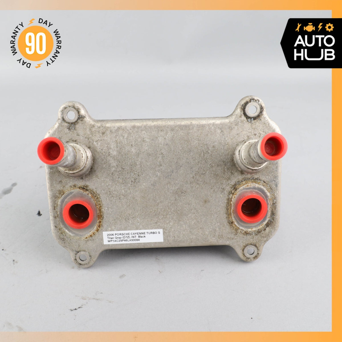 2006 Porsche Cayenne 955 Turbo S Engine Oil Cooler Radiator OEM - photo 8
