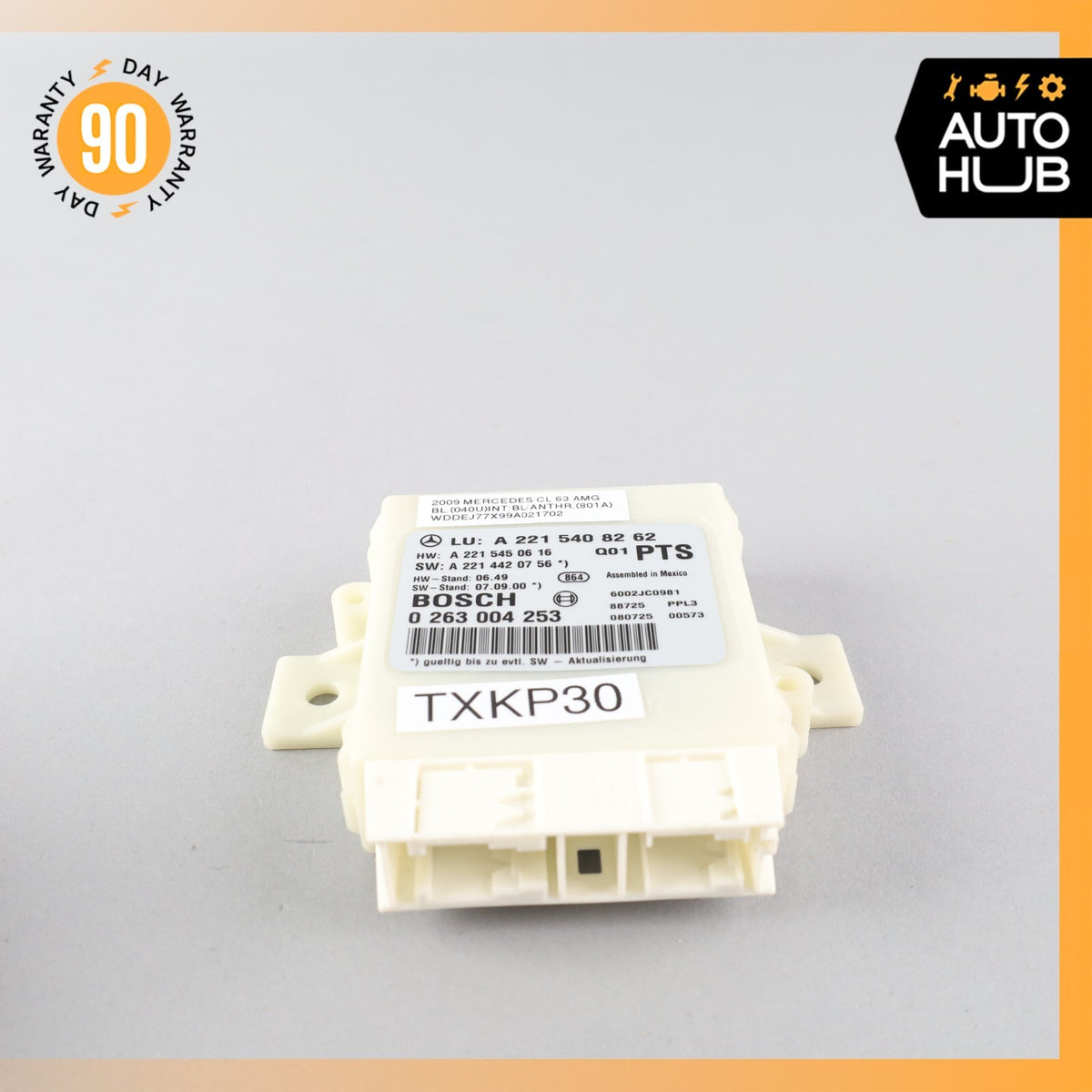 07-09 Mercedes W216 CL63 Parking Back Up Reverse Distance Control Module OEM - photo 5