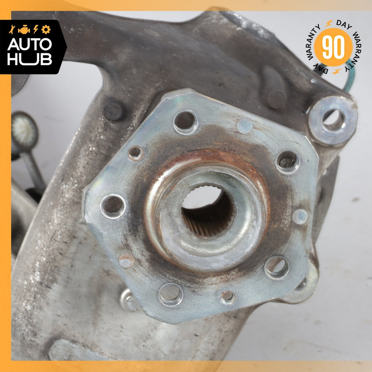 03-10 Maserati GranTurismo M145 Front Left Spindle Knuckle Hub w/ Arm OEM 66k - photo 5