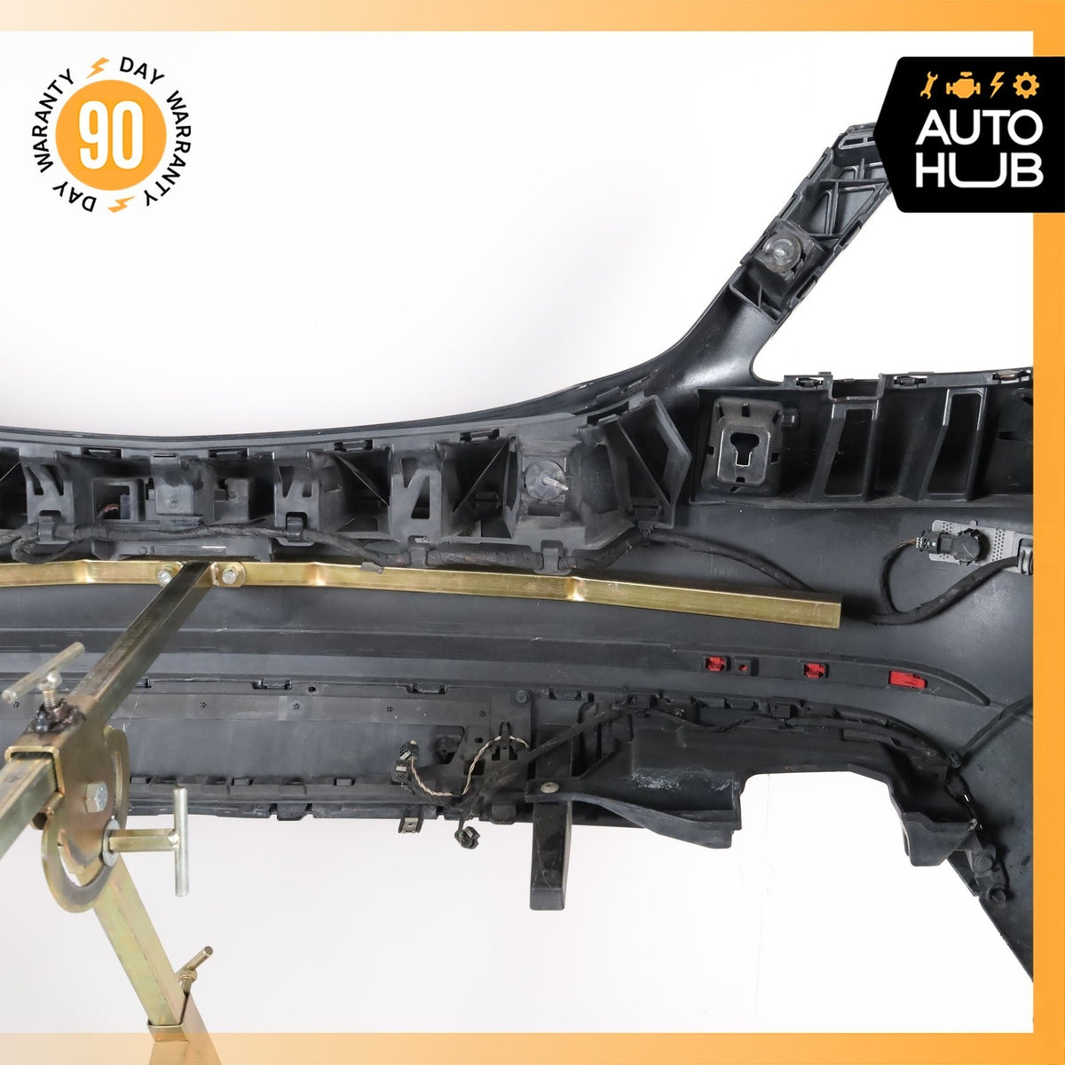 14-17 Mercedes W222 S600 S550 MAYBACH Base Rear Bumper Cover Assembly Black OEM - photo 15