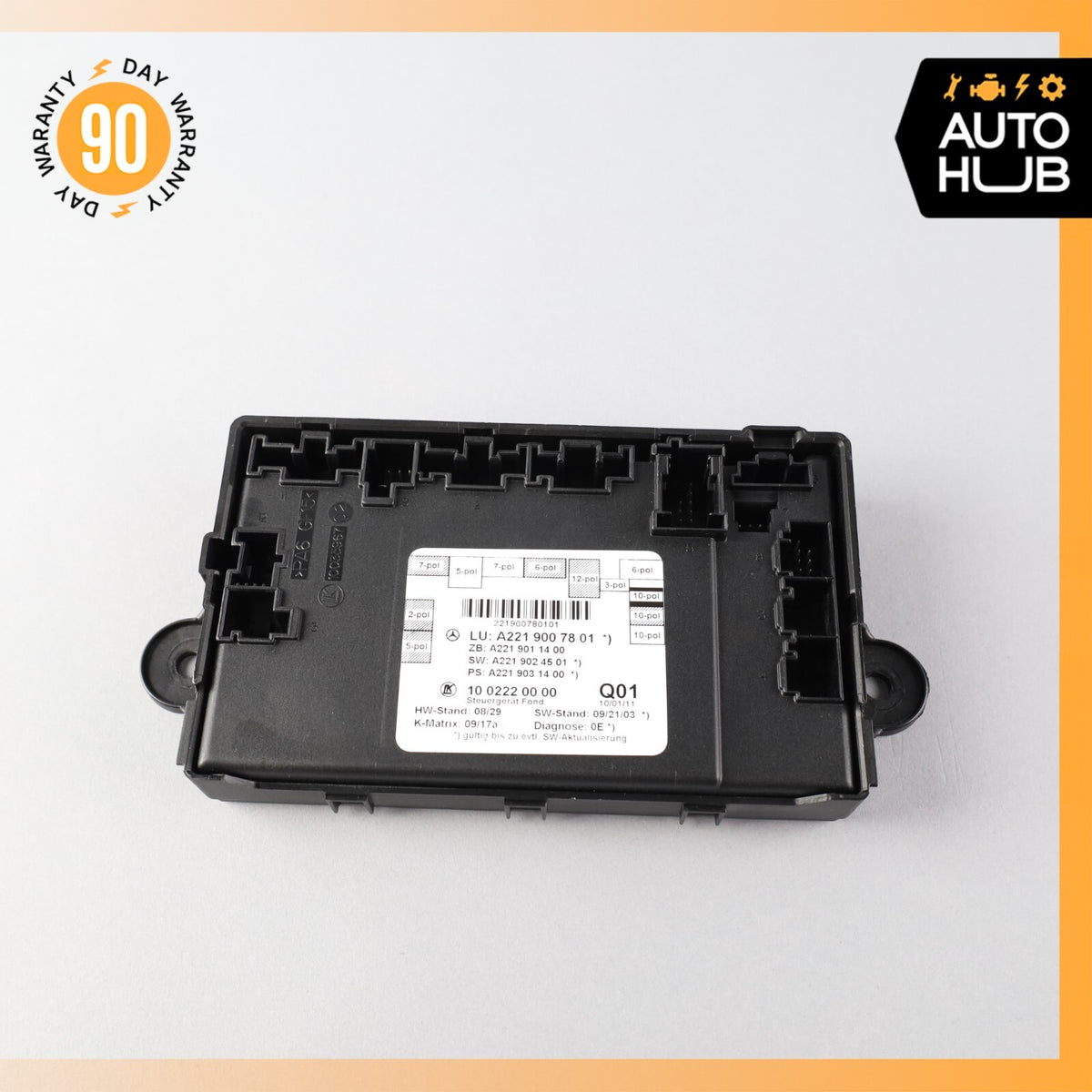 07-13 Mercedes W221 S63 S400 Rear Right or Left Side Door Control Module OEM - photo 5
