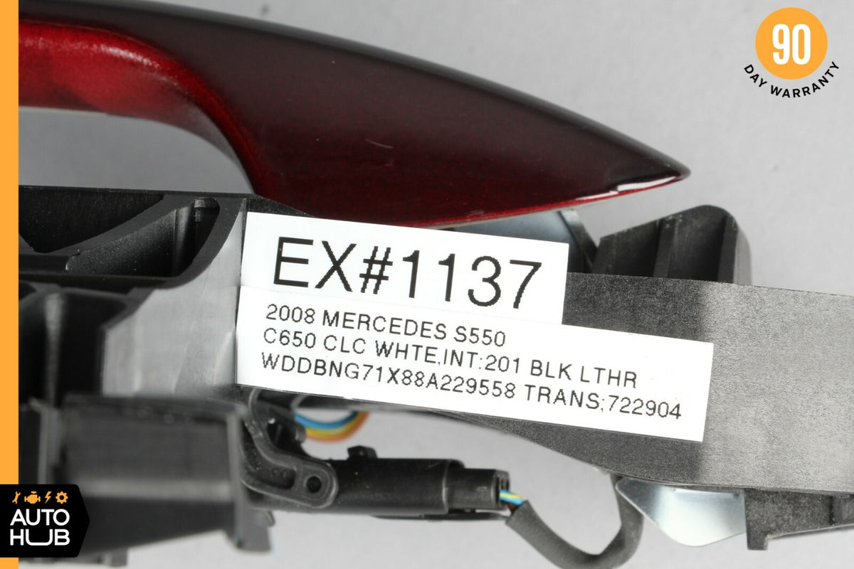07-13 Mercedes W221 S550 S400 Rear Right Exterior Door Handle  Keyless Go OEM - photo 8