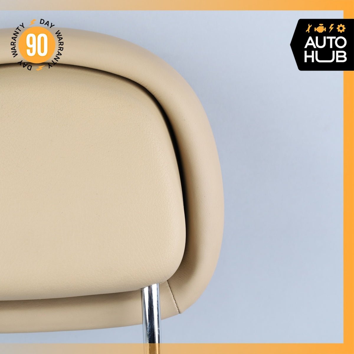 07-09 Mercedes W211 E63 AMG Seat Headrest Head Rest Left Or Right Side Beige OEM - photo 9
