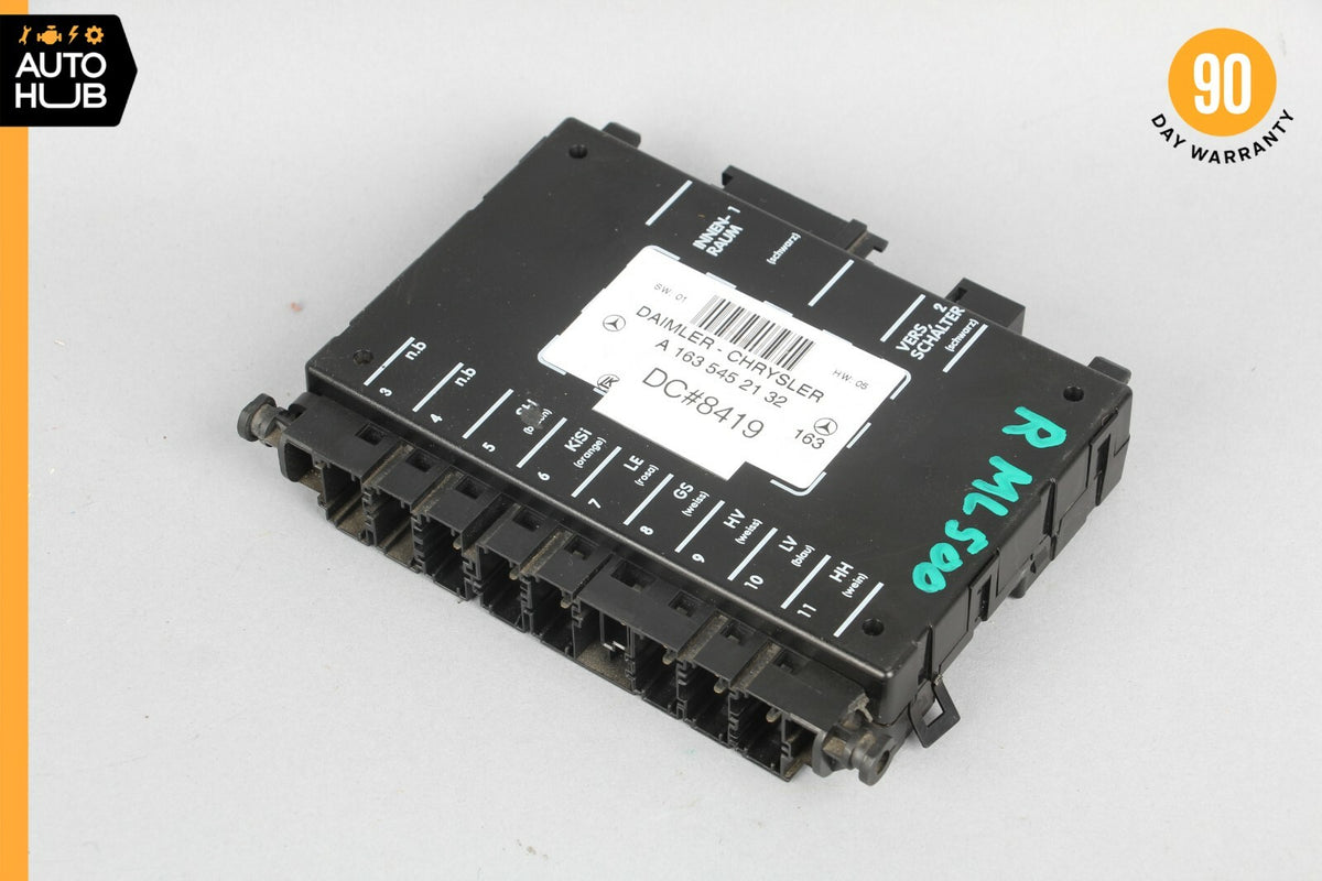 98-05 Mercedes W163 ML500 ML320 Seat Control Module Front Left Or Right OEM - photo 5