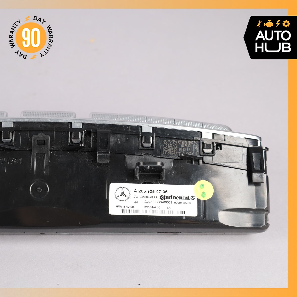 15-19 Mercedes W205 C300 C43 AMG GLC300 A/C Heater Climate Control Switch OEM - photo 13