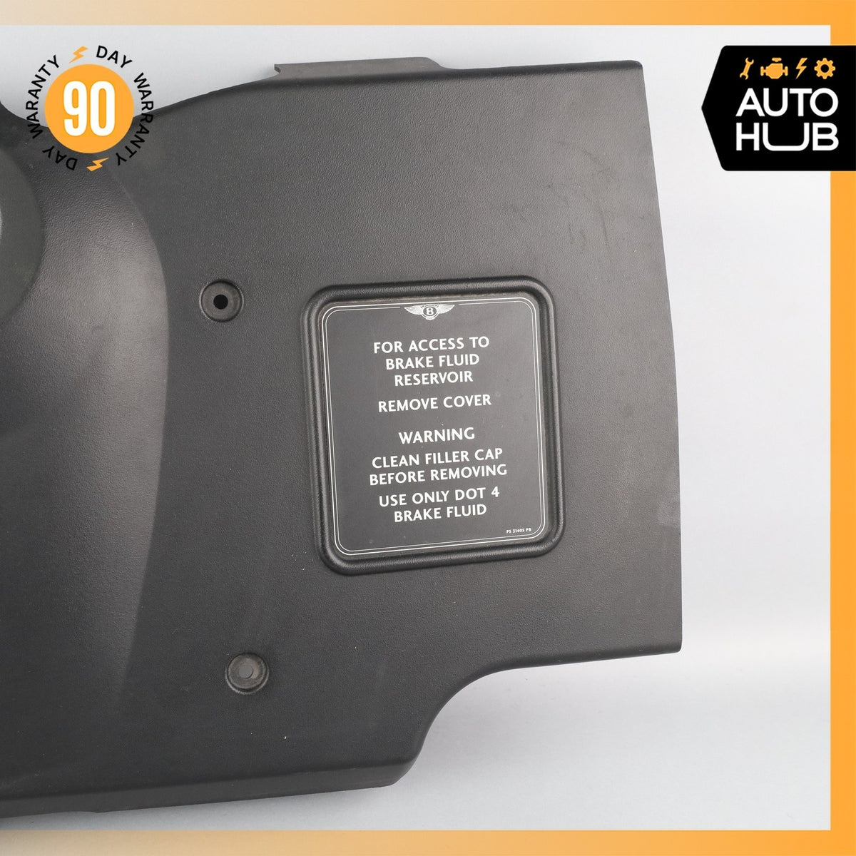00-02 Bentley Arnage 6.8L V8 Left Engine Motor Cover Trim Panel OEM 42k - photo 4
