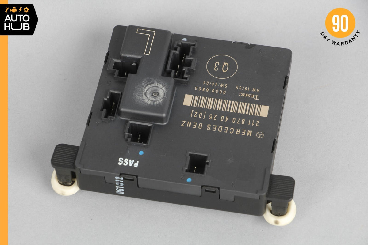 07-09 Mercedes W211 E350 E320 E550 Rear Left Door Control Module 2118704026 OEM - photo 4