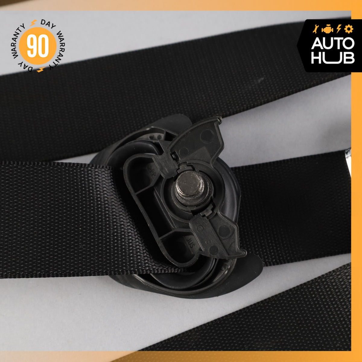 10-13 Mercedes W221 S400 S63 AMG Seat Belt Front Right Passenger Side Black OEM - photo 11
