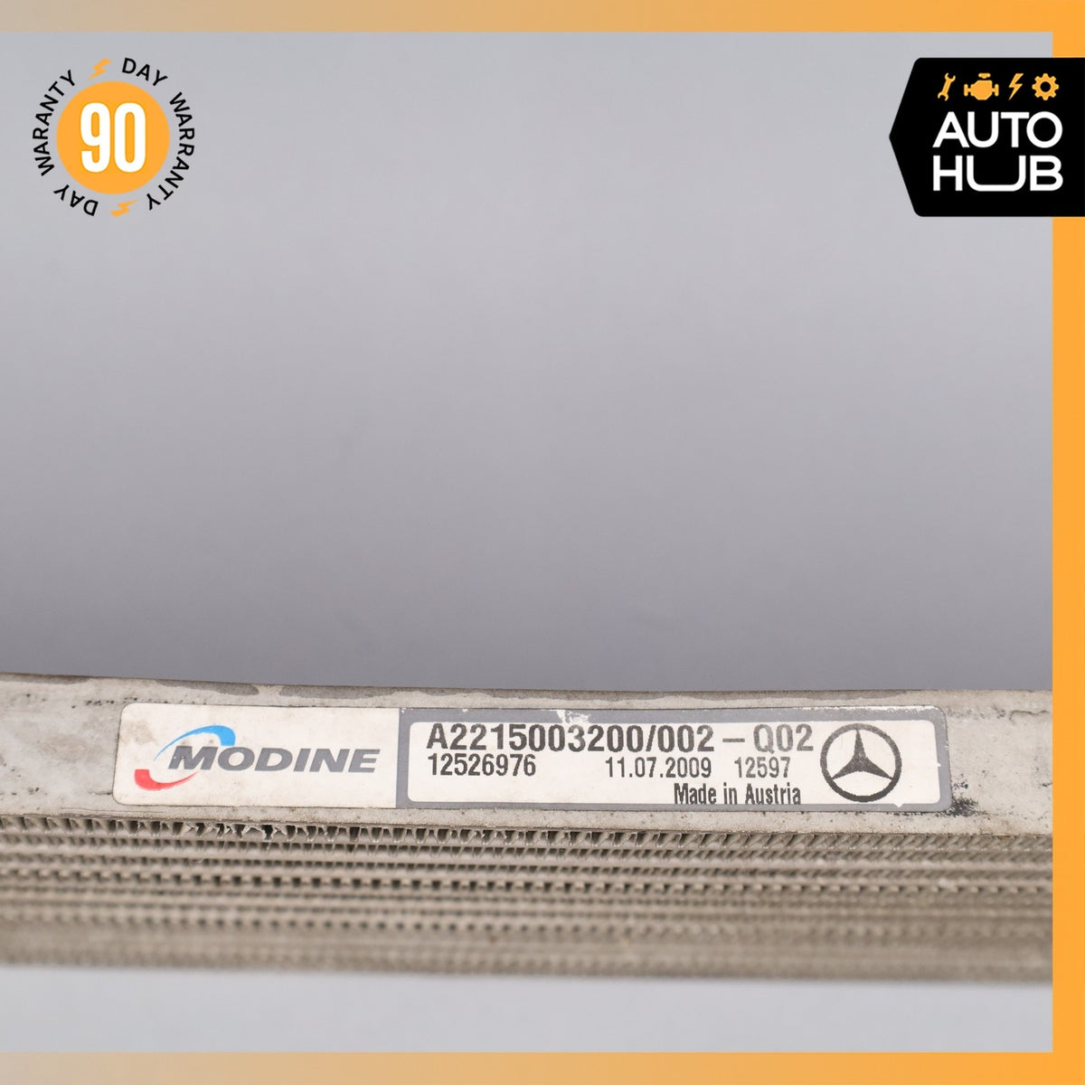 10-14 Mercedes W221 S550 CL550 Transmission Oil Cooler Radiator 2215003200 OEM - photo 5