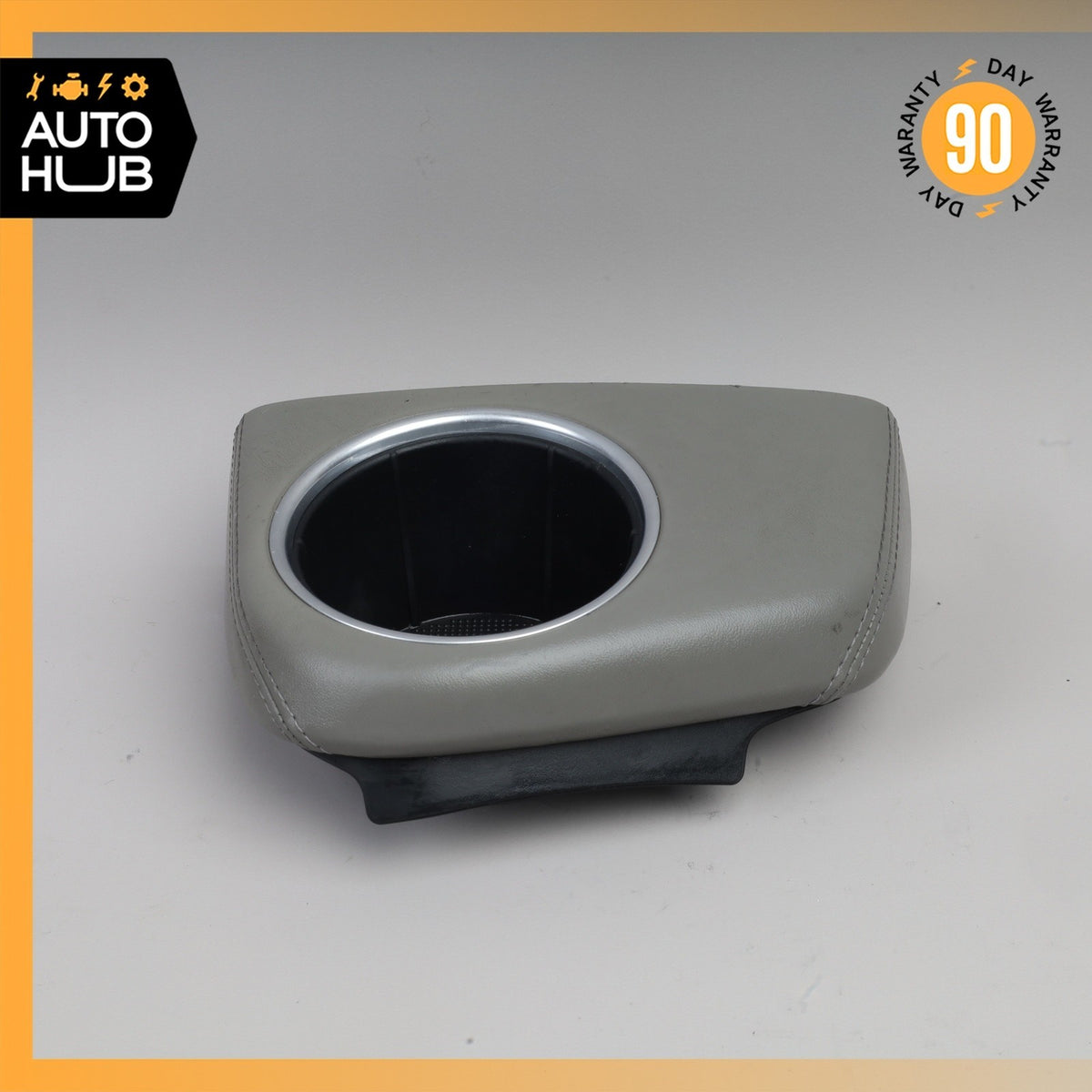 10-16 Porsche Panamera 970 Center Console Armrest Cup Holder Leather OEM - photo 2