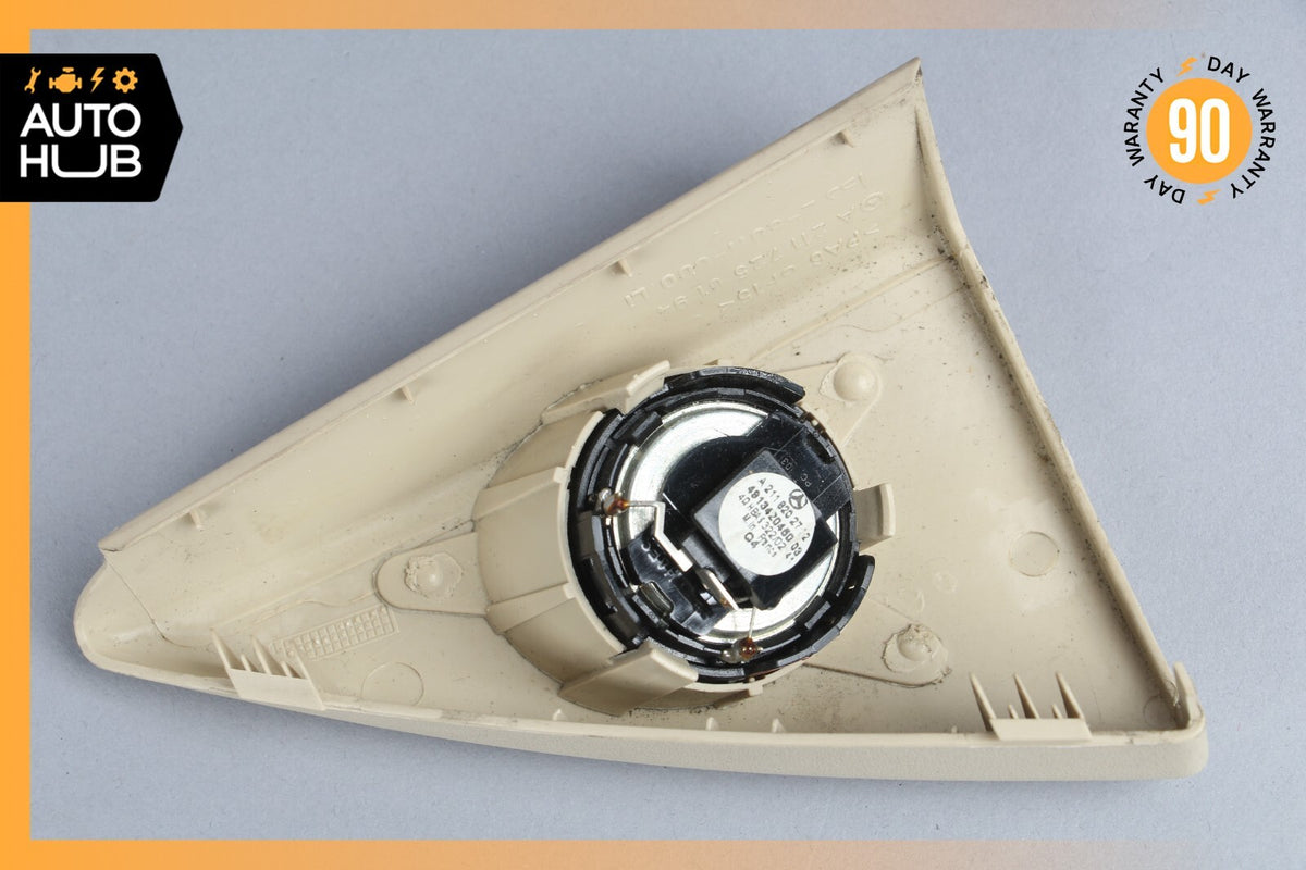 03-06 Mercedes W211 E500 E55 Tweeter Speaker Cover Left Driver Side Beige OEM - photo 8