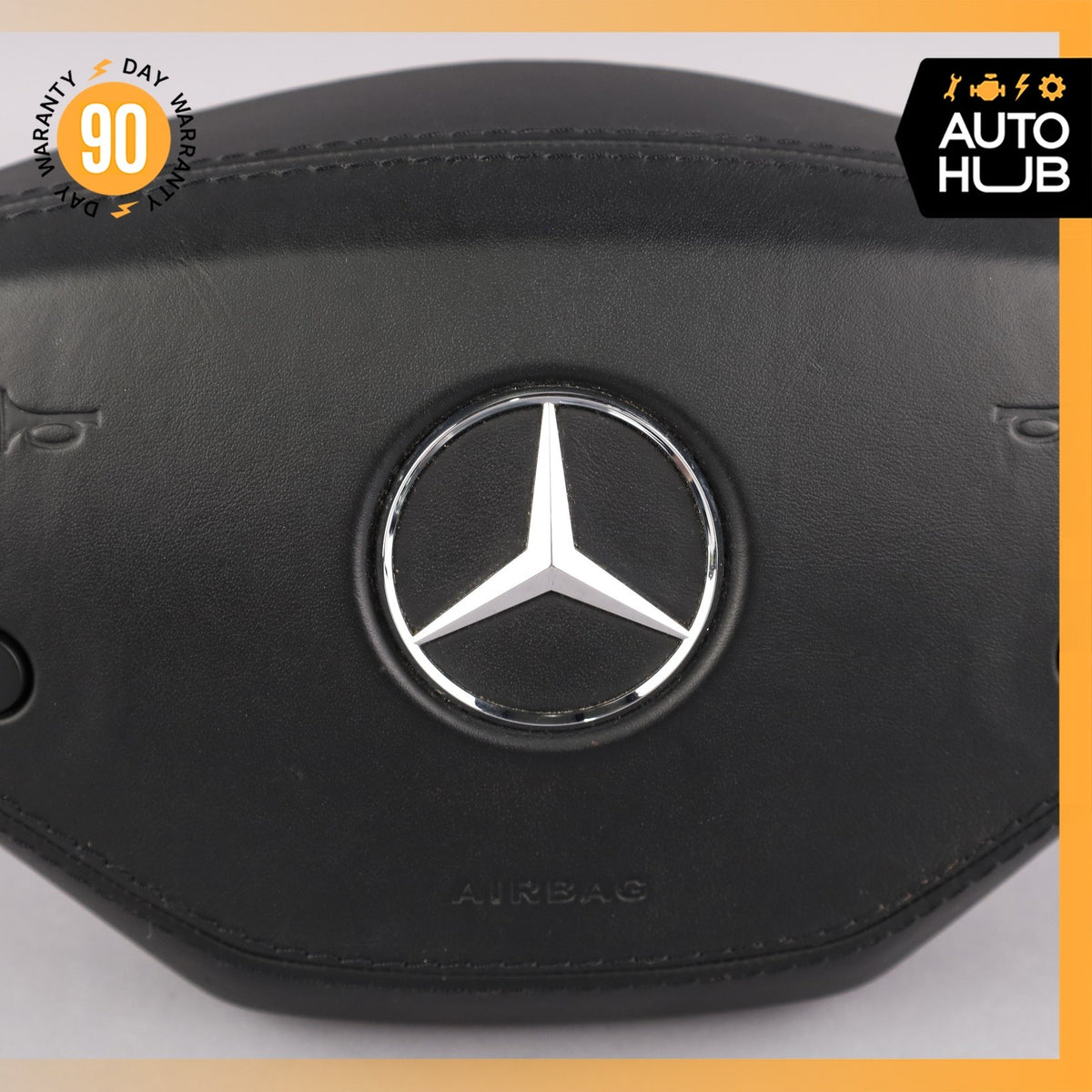 10-14 Mercedes W221 S400 CL550 S550 Steering Wheel Airbag Air Bag Black OEM - photo 3