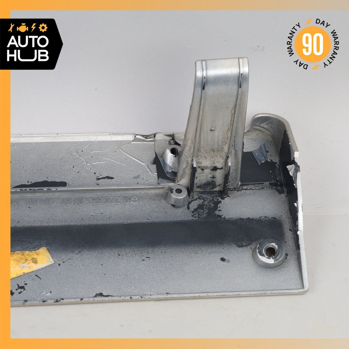 2000 Mercedes W220 S430 S500 Front Bumper License Plate Bracket Holder OEM - photo 7