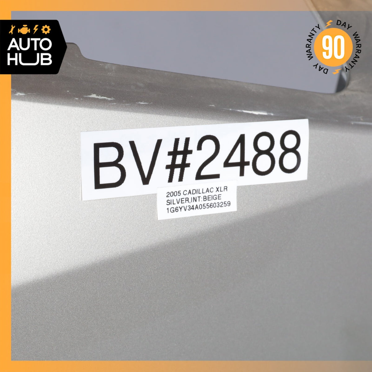 04-09 Cadillac XLR Quarter Panel Rear Left Driver Side Silver 10355380 OEM 69k - photo 16