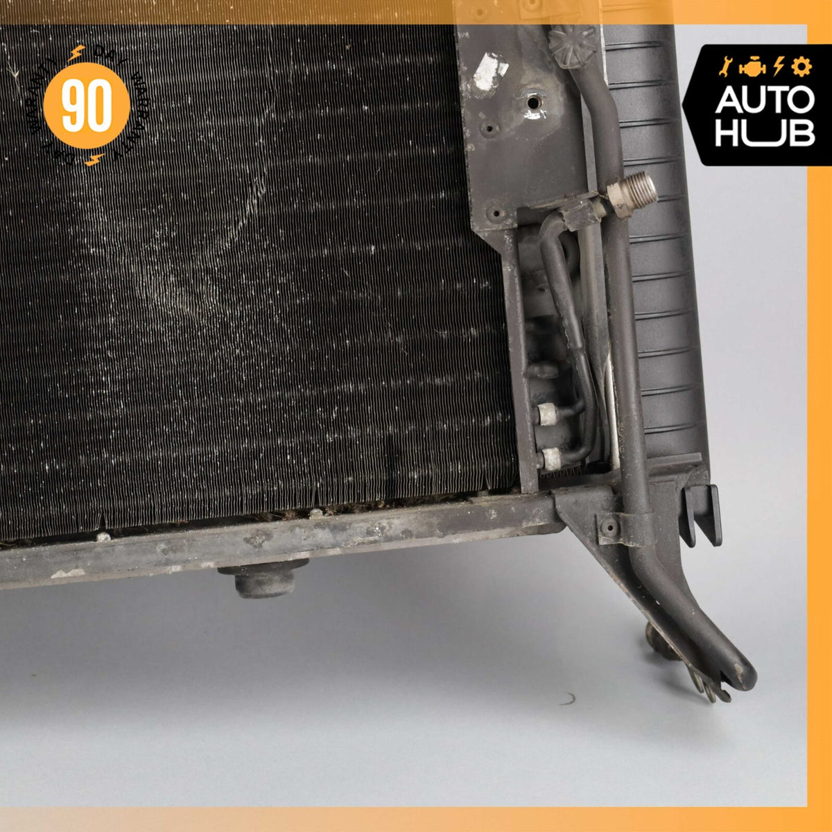 92-94 Mercedes R129 300SL SL320 Engine Cooling Radiator AC Air A/C Condenser OEM - photo 14