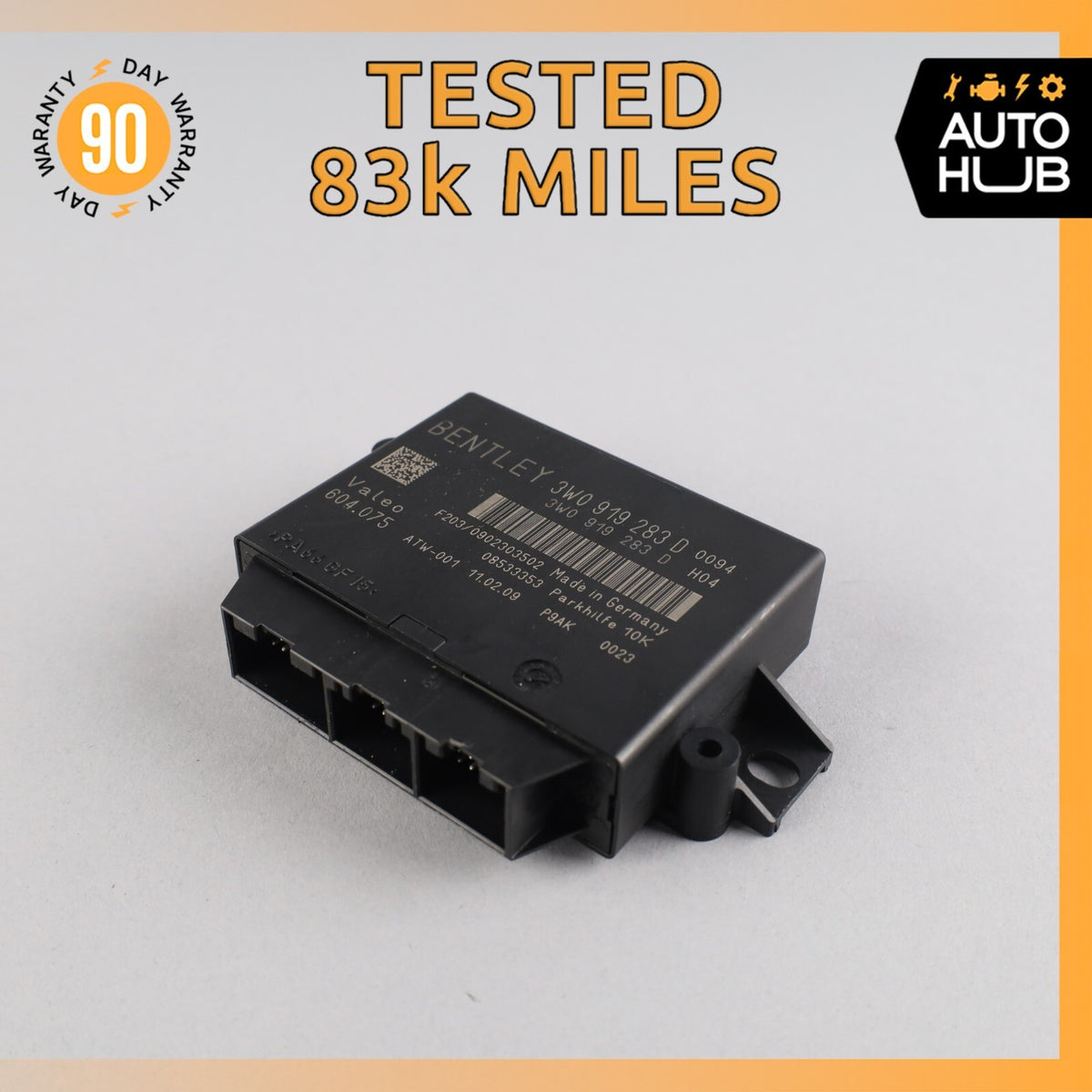 09-11 Bentley Continental GTC Speed Park Parking Assist Control Module OEM 83k - photo 1
