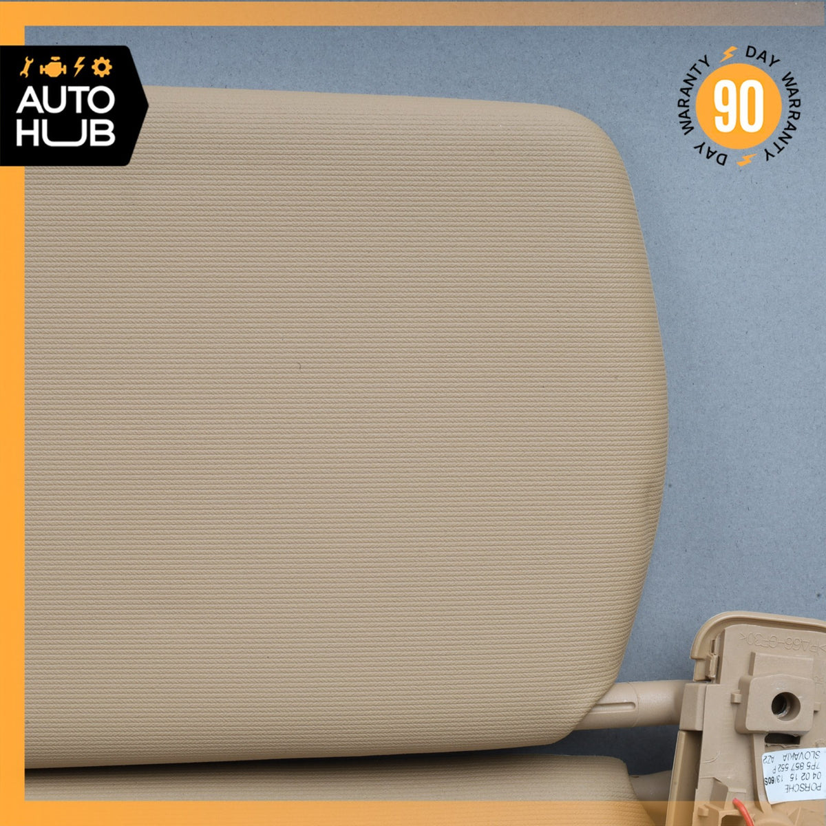 15-18 Porsche Cayenne 958 Sun Visor Sunvisor Front Right Beige 7P5857552P OEM - photo 11