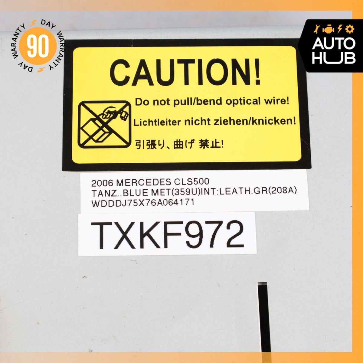 03-13 Mercedes W219 CLS500 E55 AMG SLK280 Radio 6 Disk CD Changer Player OEM - photo 11