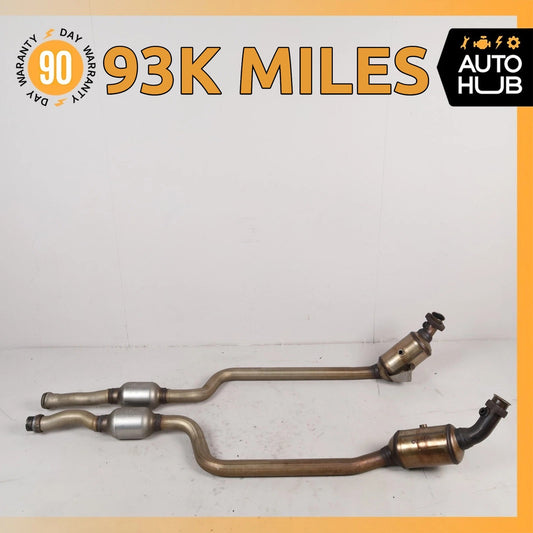Mercedes W207 E350 C350 RWD Engine Exhaust Downpipe Left & Right Side Set OEM - photo 1