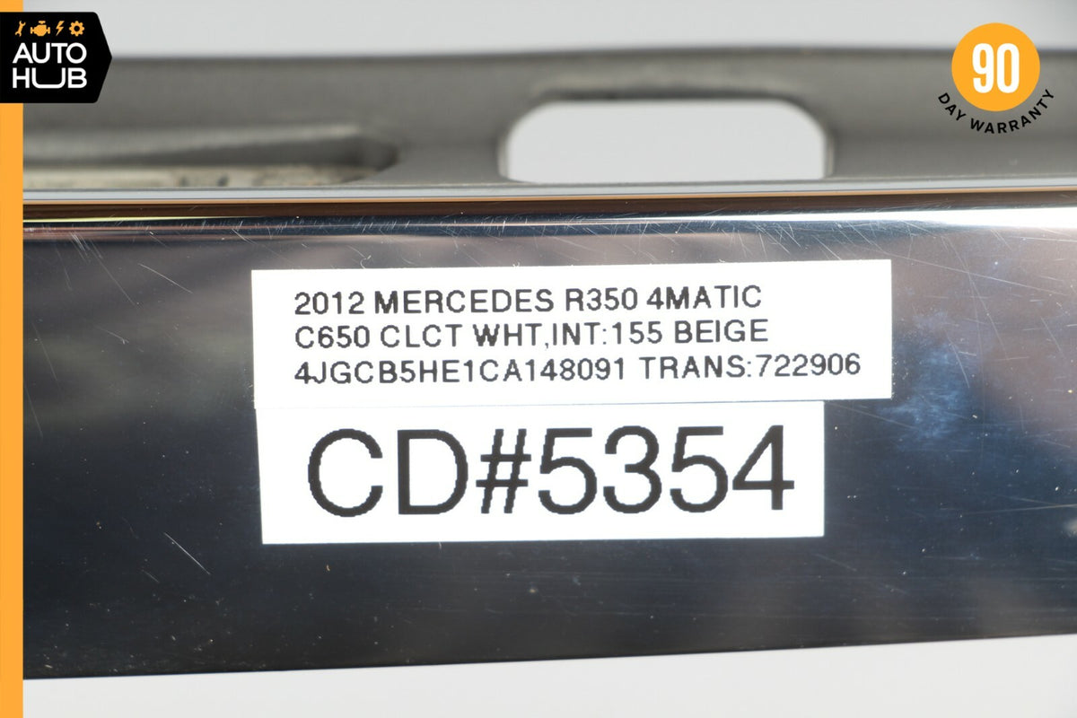 06-13 Mercedes W251 R350 R500 Rear Trunk Tailgate Handle Trim Cover Chrome OEM - photo 12