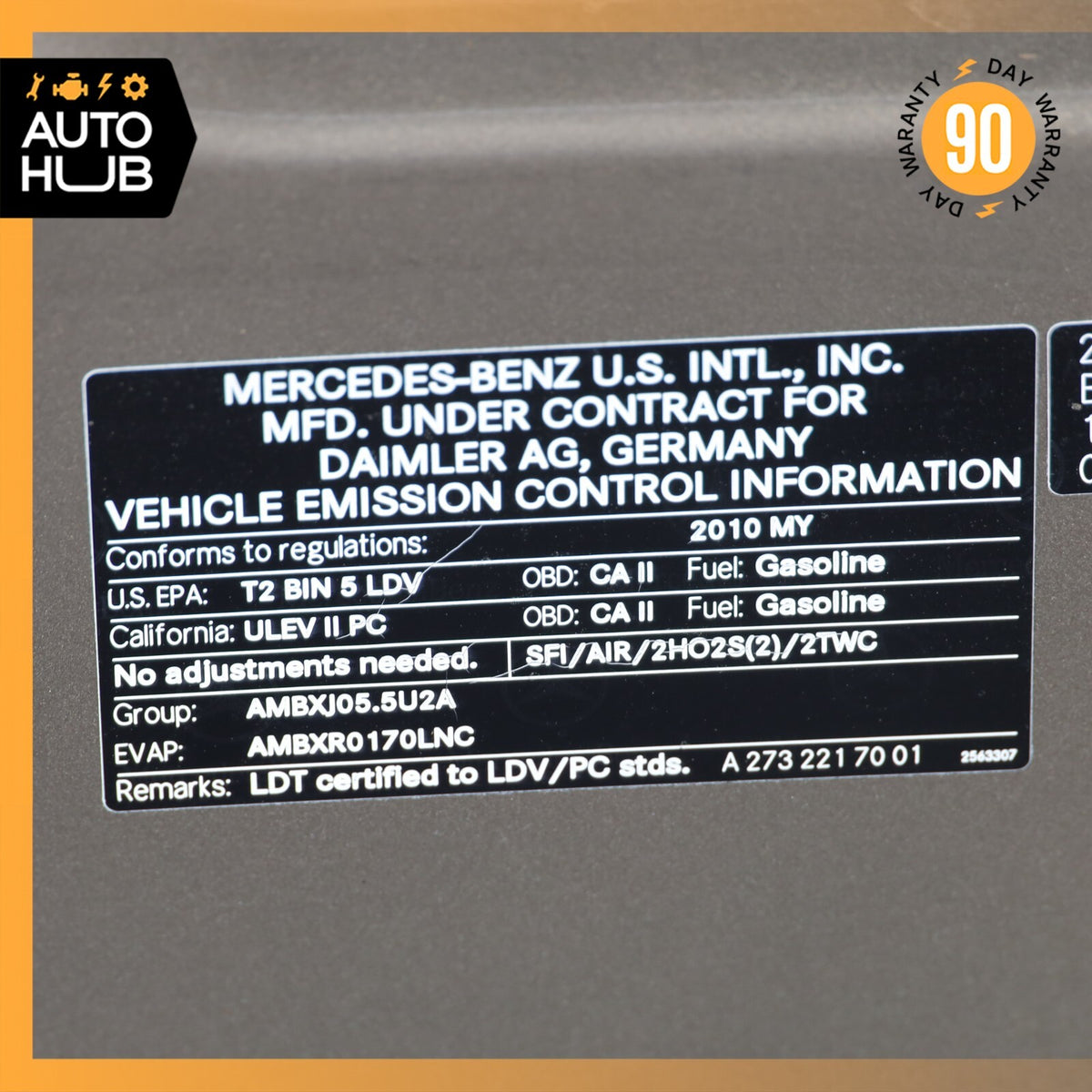 07-12 Mercedes X164 GL550 GL320 GL450 Hood Bonnet Panel Assembly Beige OEM - photo 20