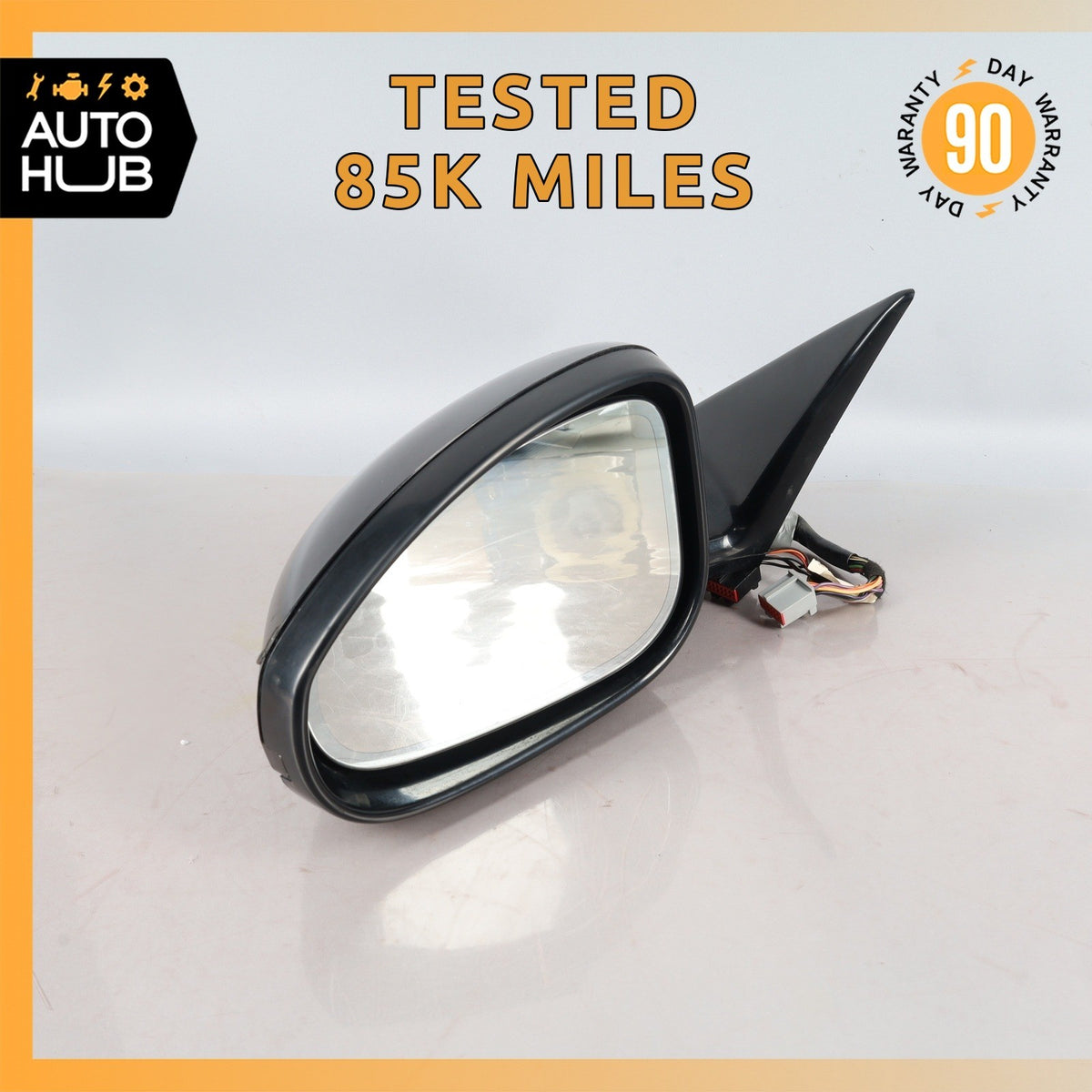 14-24 Jaguar X152 F-Type Left Side Rear View Door Mirror w/ Blind Spot OEM 85k - photo 1