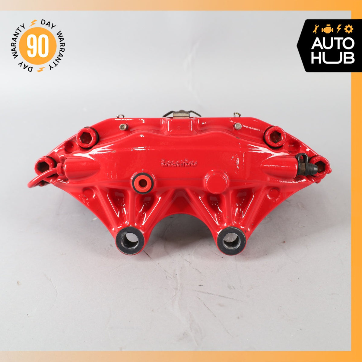 03-04 Aston Martin DB7 Vantage Front Brake Caliper Set Red 28124629AA OEM 35k - photo 8