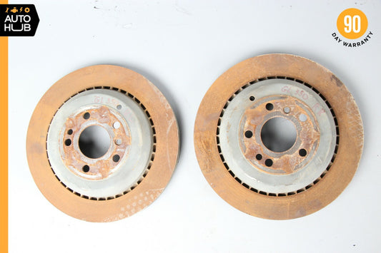 06-13 Mercedes X164 GL350 GL450 ML550 Rear Left & Right Brake Rotors Disc OEM - photo 1