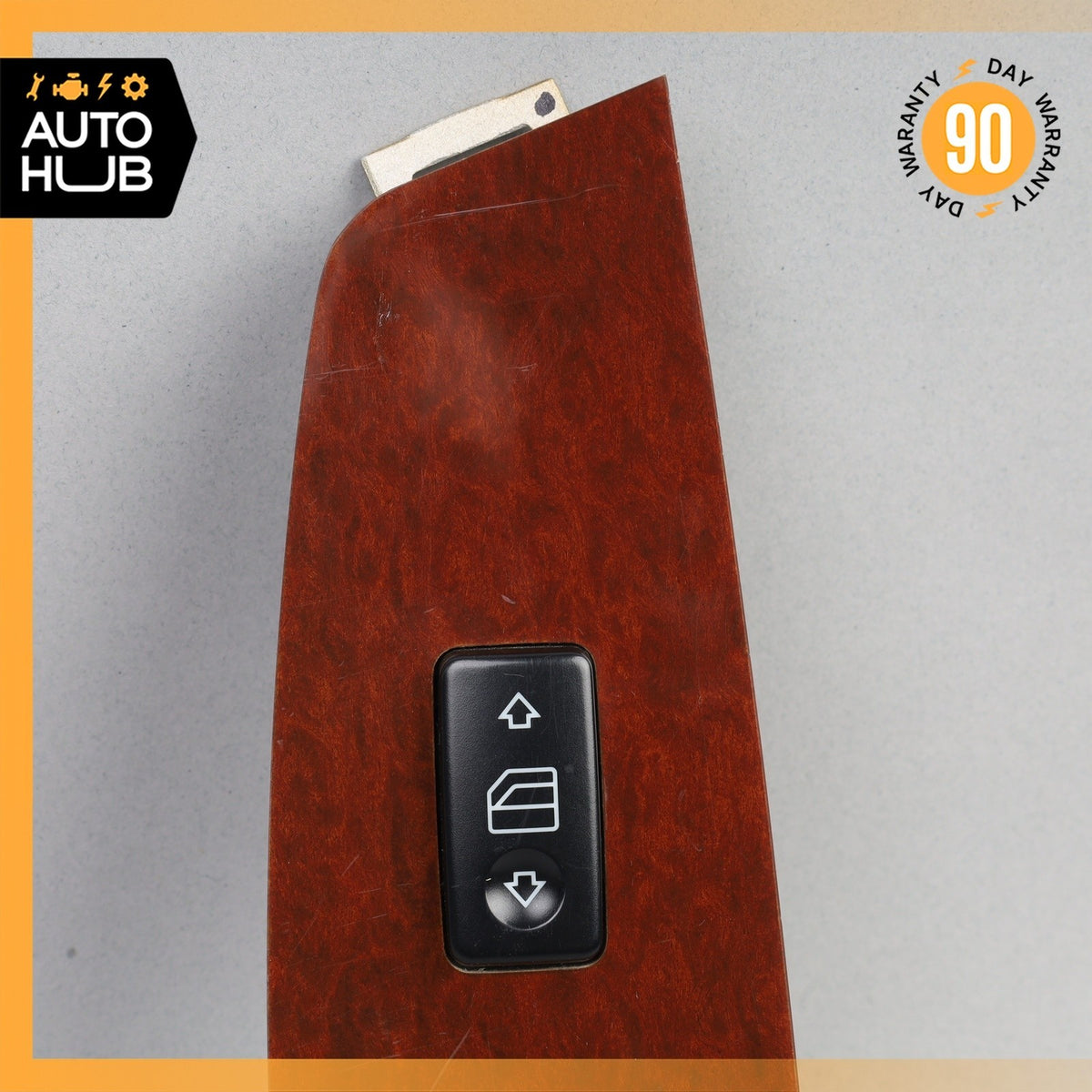 03-06 Mercedes W220 S350 S500 S55 AMG Right Side Window Switch Trim Wood OEM - photo 2