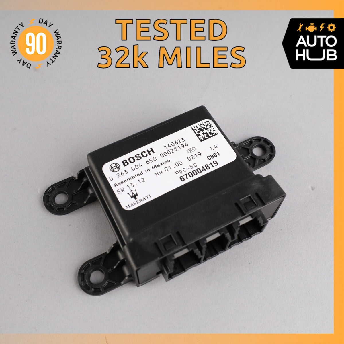 14-16 Maserati Quattroporte M156 Ghibli Park Parking Assist Control Module OEM - photo 1