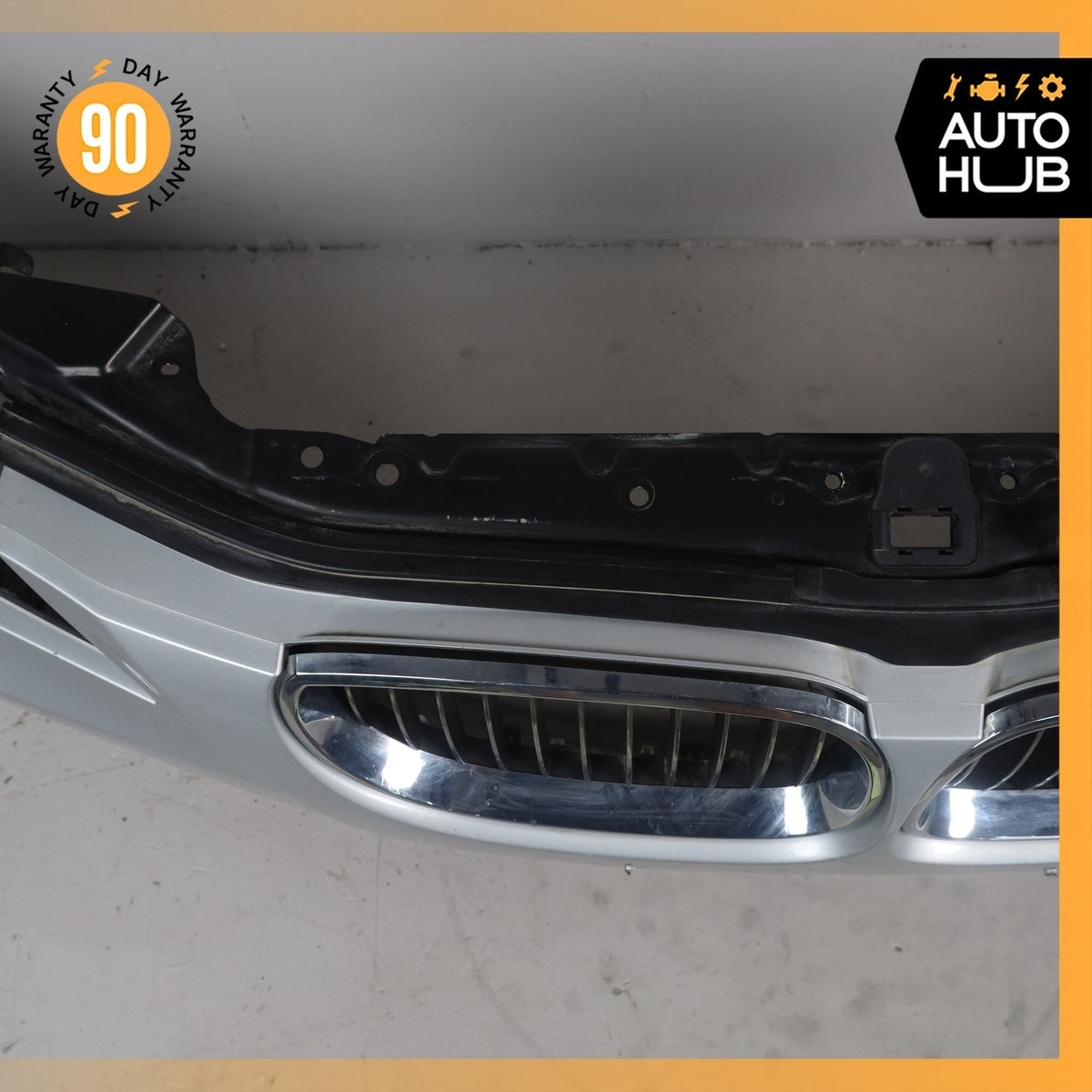 08-10 BMW E60 535i 545i 550i Front Bumper Cover Panel Silver OEM - photo 11