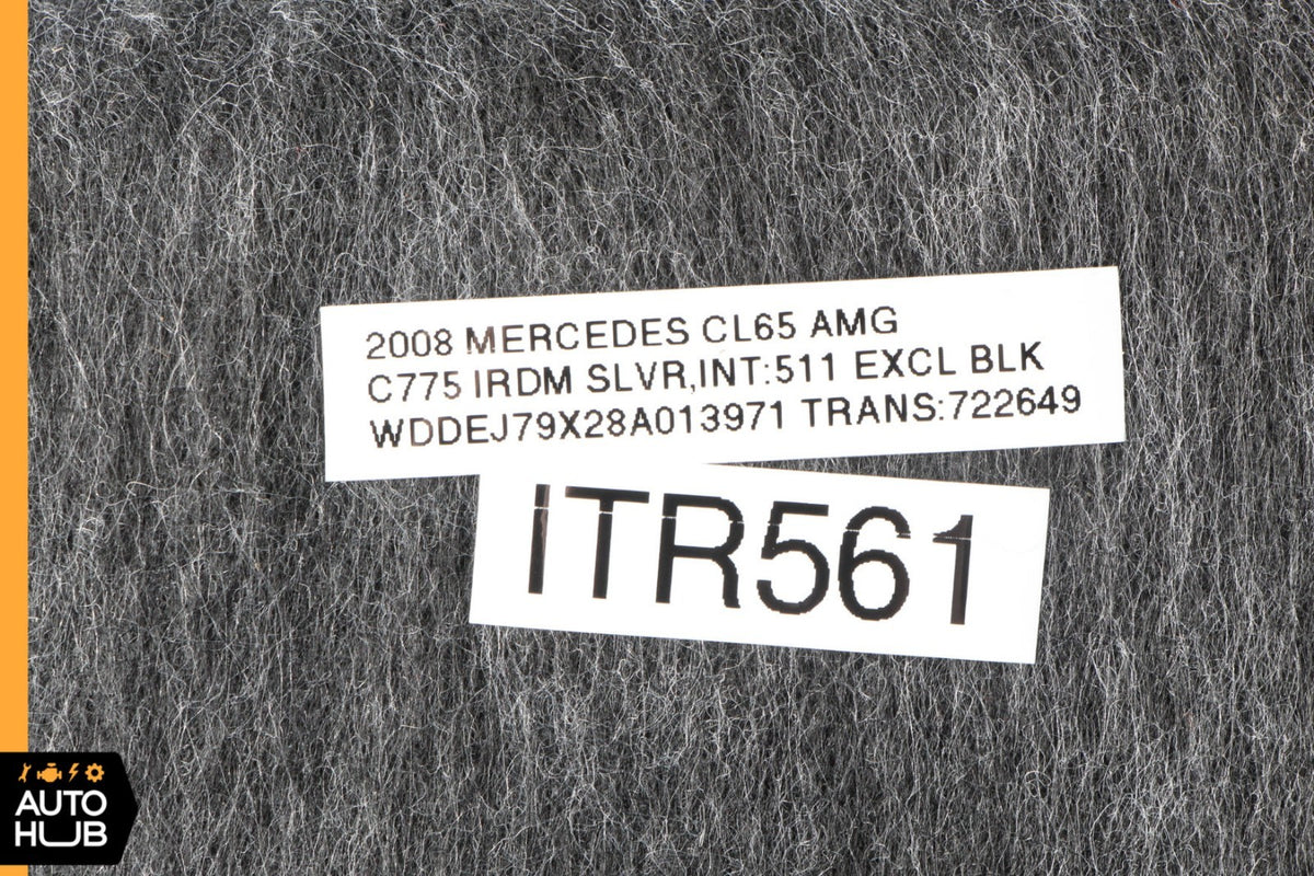 07-13 Mercedes W216 CL65 AMG CL600 Dashboard Dash Glove Box Compartment Black - photo 12