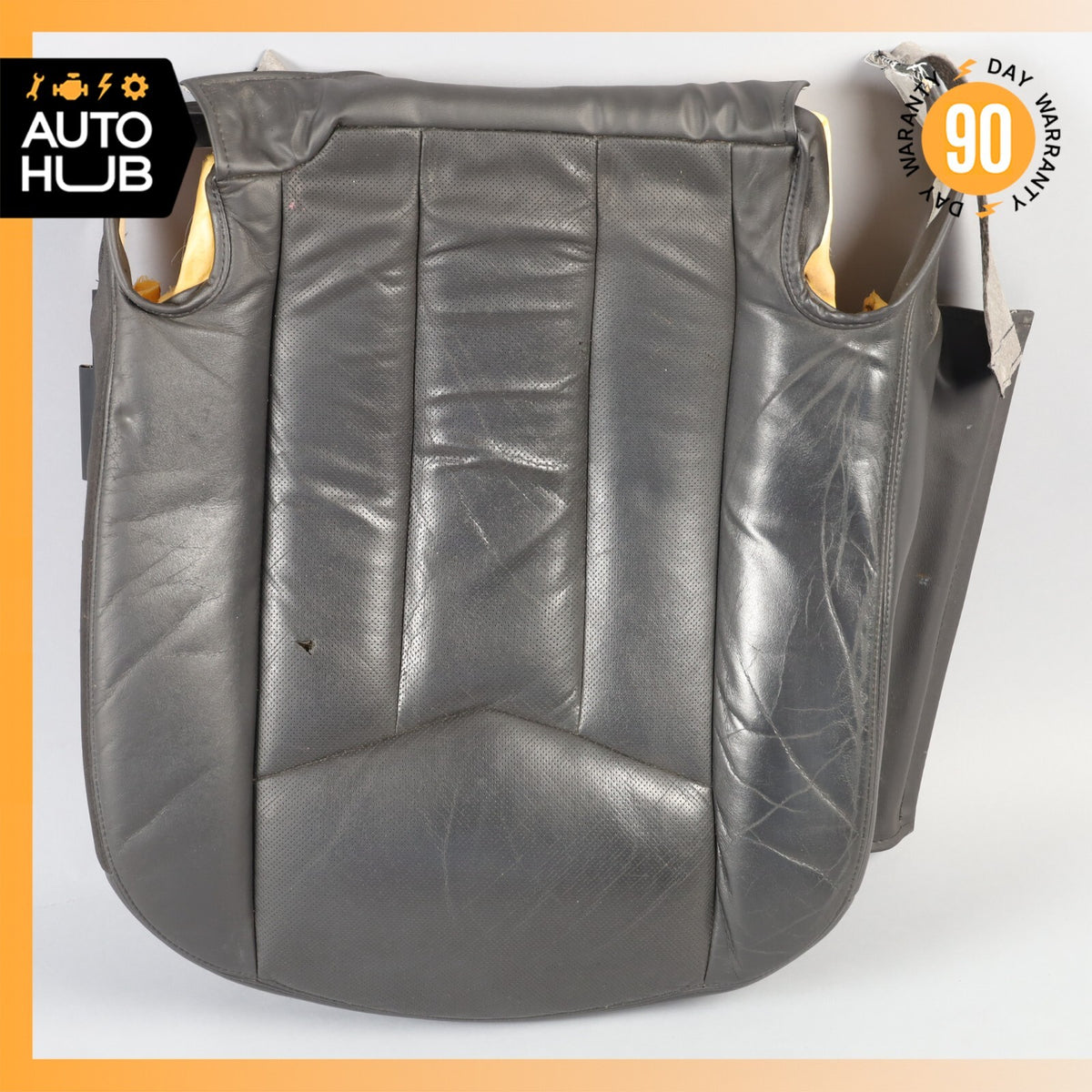 04-08 Cadillac XLR Left Driver Side Bottom Lower Seat Cushion Black OEM - photo 1
