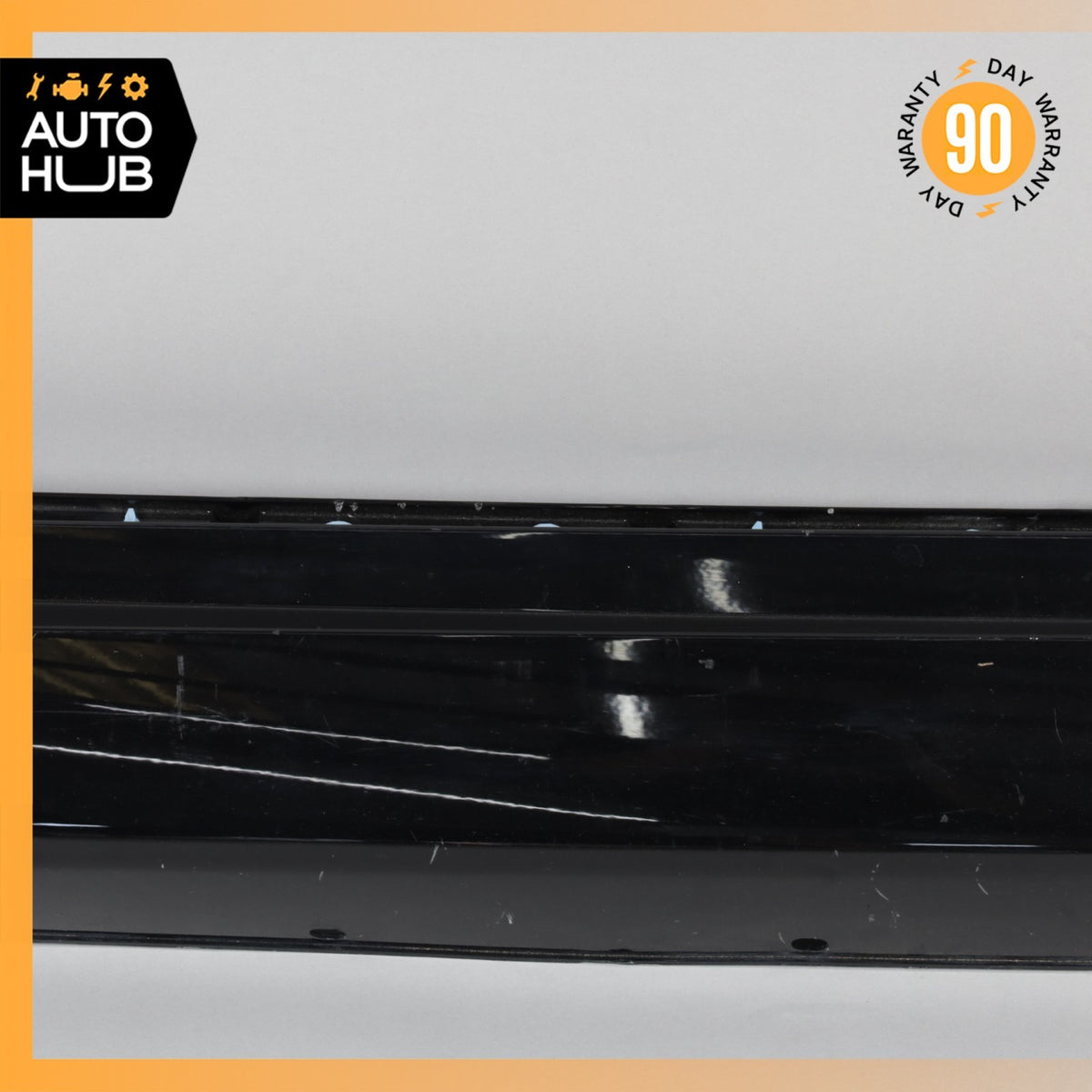 07-15 Jaguar X150 XKR XK Right Side Skirt Rocker Panel Black 6W8310154A OEM - photo 4