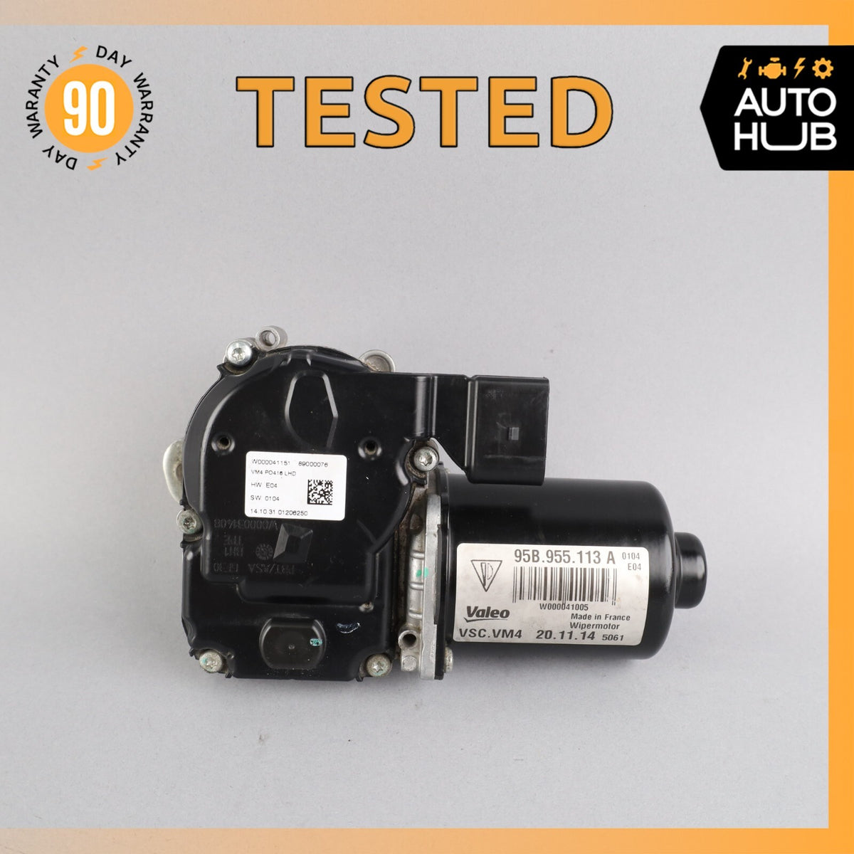 15-24 Porsche Macan S 95B Front Glass Windshield Wiper Motor OEM - photo 1
