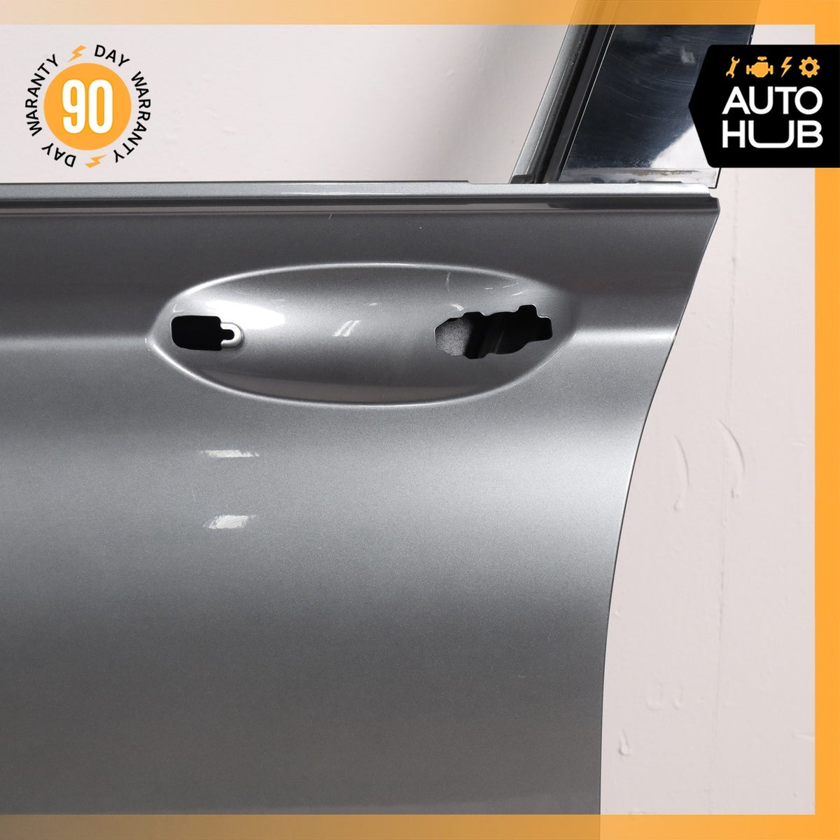 16-22 BMW G12 740i 750Li Front Left Driver Side Door Shell Gray 41517423699 OEM - photo 5