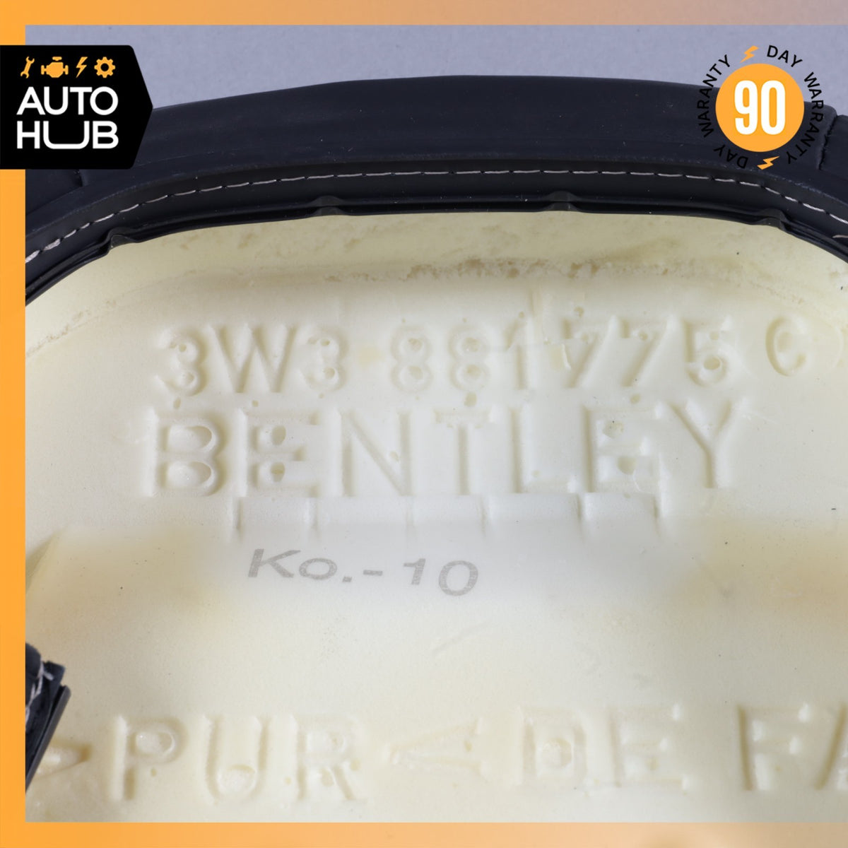 03-10 Bentley Continental GT Front Left Side Top Upper Seat Cushion OEM - photo 22
