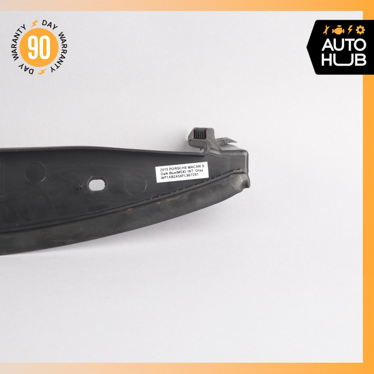 2015 Porsche Macan S 95B Right Passenger Side Fender Cover Insulator Bracket OEM - photo 8