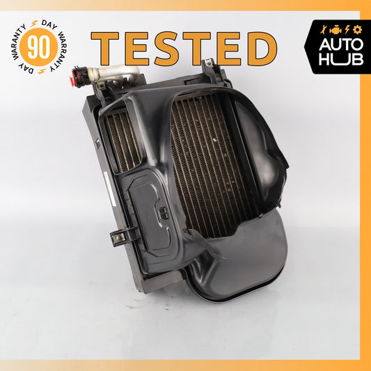 07-14 BMW E70 X5 X6 50i Right Passenger Side Oil Cooler Radiator w/ Air Duct OEM - photo 1