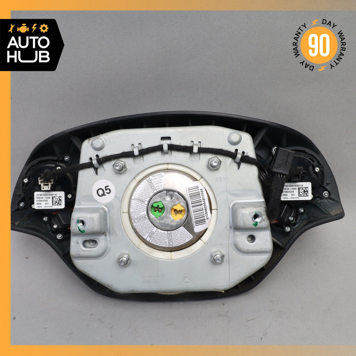 07-10 Mercedes W221 S550 S63 AMG Steering Wheel Airbag Air Bag 221860040 OEM - photo 6