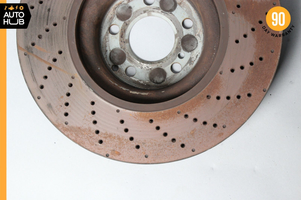 Mercedes W204 C63 AMG E550 Front Left & Right Drilled Disc Brake Rotors OEM 72k - photo 9