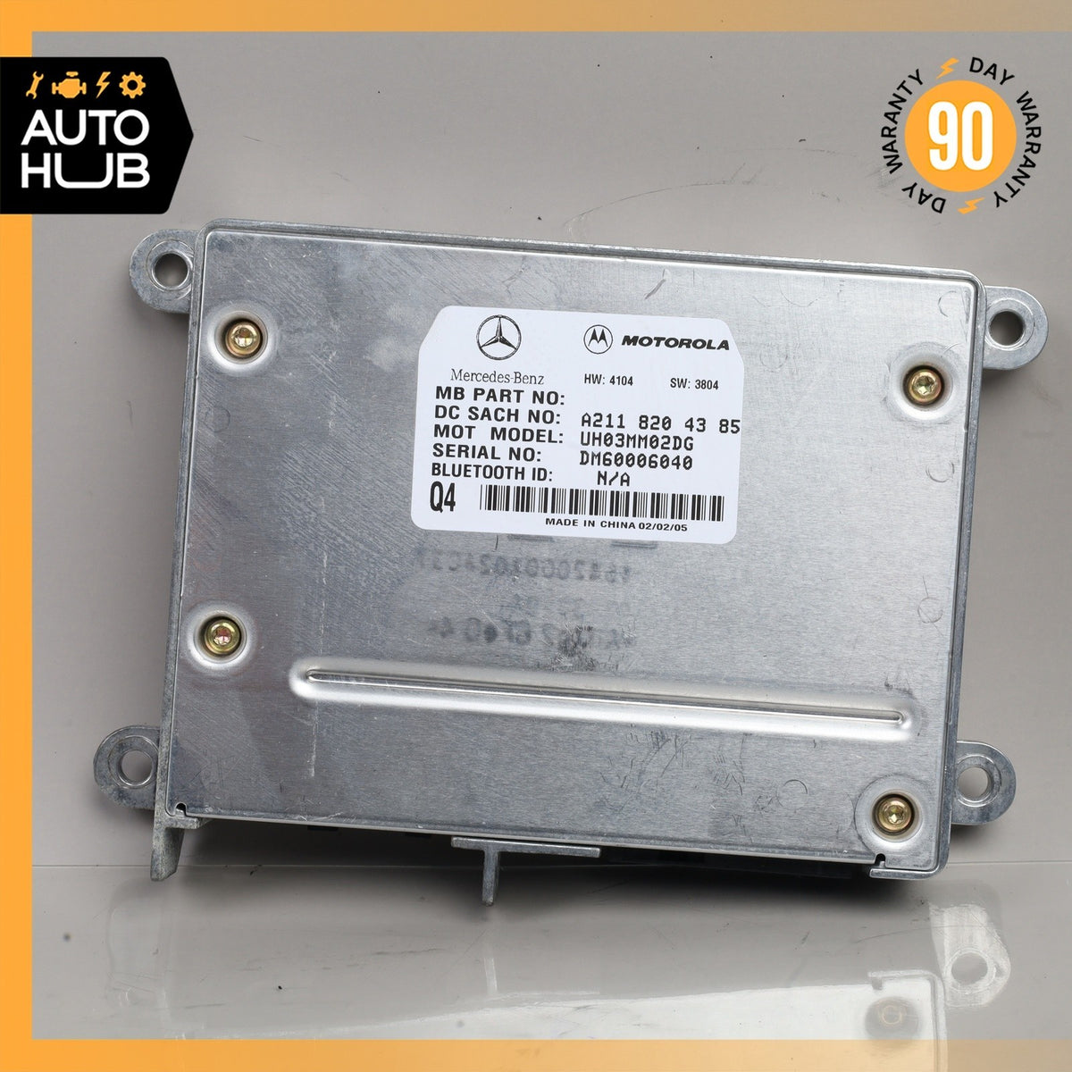 03-11 Mercedes W215 CL55 AMG S350 Motorola Bluetooth Communication Module OEM - photo 4