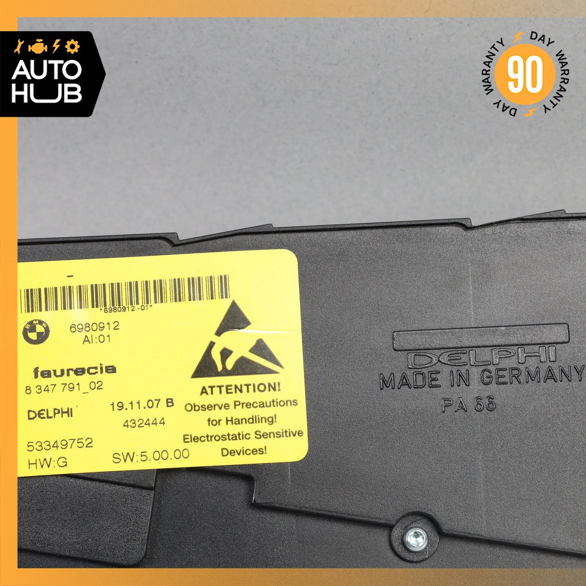 04-10 BMW E60 550i 528i 535i Front Right Passenger Seat Control Switch OEM - photo 10