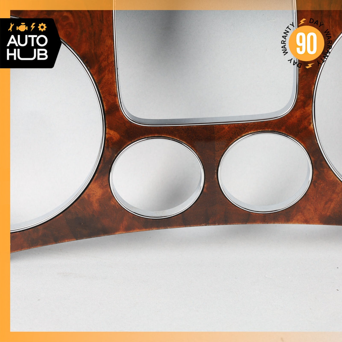 03-13 Bentley Continental GT GTC Dash Panel Speedometer Bezel Trim Wood OEM 31k - photo 8