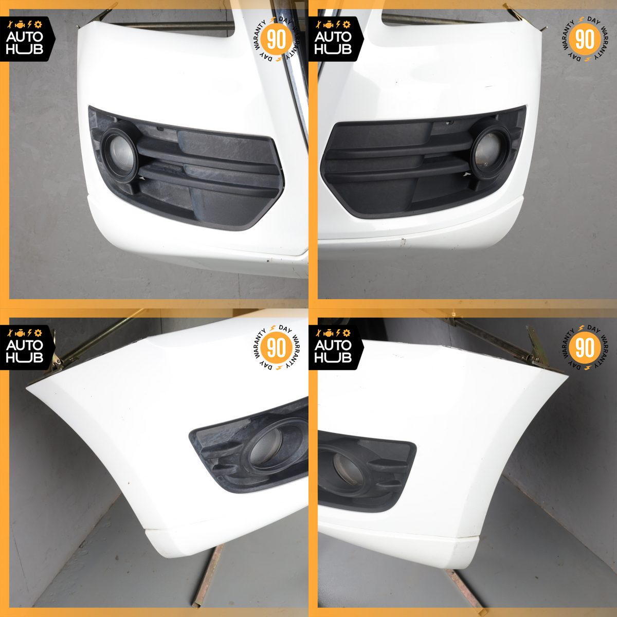 09-12 Audi 8R Q5 Front Bumper Cover Assembly White OEM - photo 8